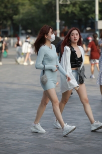 【精选街拍】Vol.3293 蓝色紧身包臀裙翘臀 [123P-1.46GB]